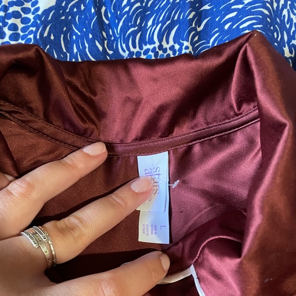 silk pj set - Picture 4 of 5